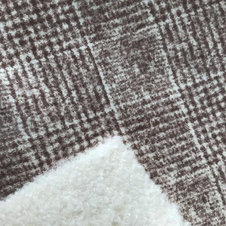 Polyester Sherpa Suede Fabric