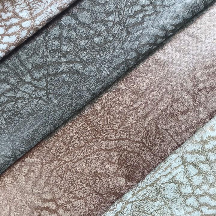 Polyester Suede PU Fabric For Upholstery
