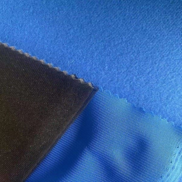POLYESTER KNITTING VELOUR FABRIC WITH SPONGE